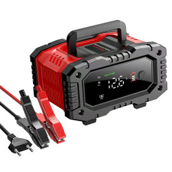 EXTRALINK INTELIGENTNY PROSTOWNIK SAMOCHODOWY Z TRYBEM NAPRAWY AGM 12V 24V 20A - Imagem 2