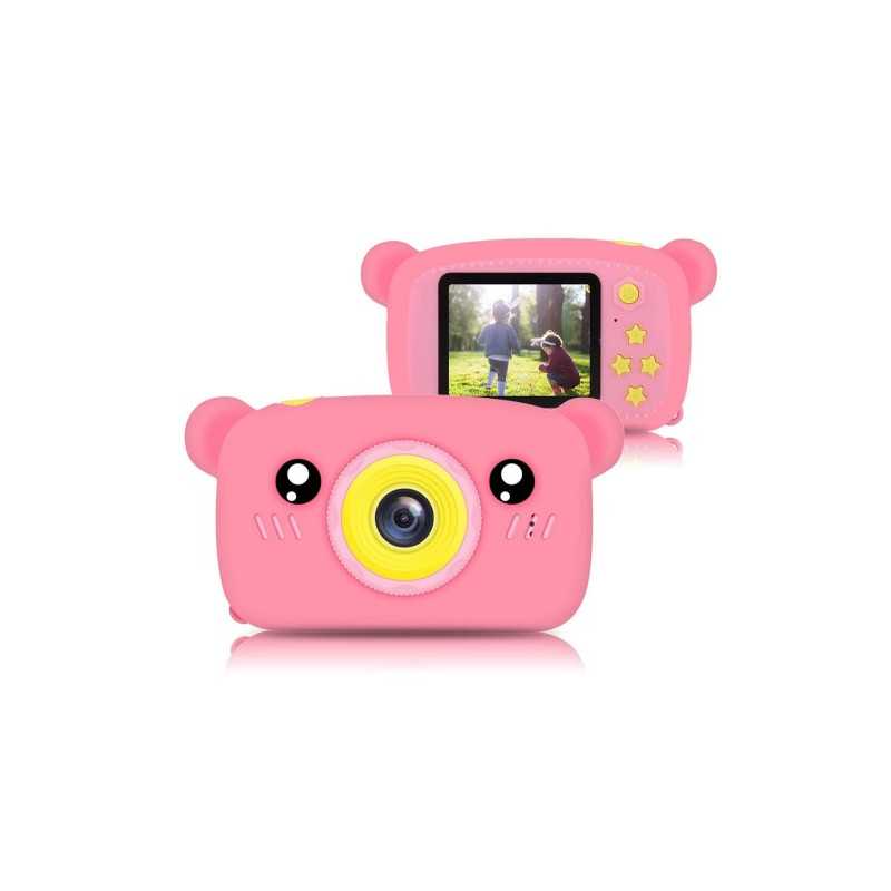 Câmera Digital Extralink Kids H25 Rosa, 1080P 30fps, Tela de 2.0" - Imagem 3