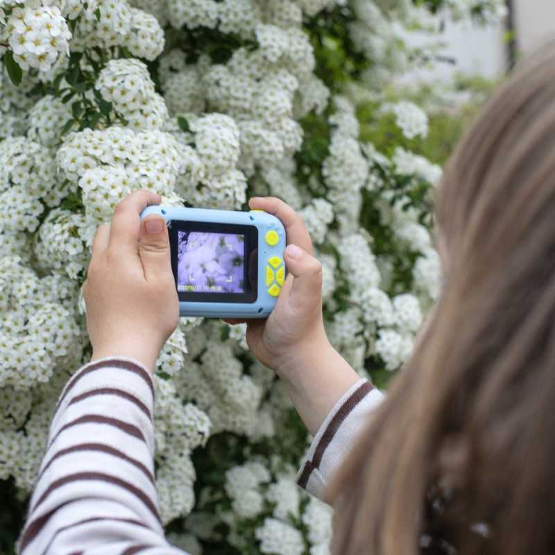 Selfie Lens, 1080P, 2.0" Ekran Dijital Kamera, Çocuklar için Extralink H135 Mavi - Görsel 7