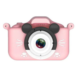 Extralink Kids Kamera H31 Tekli Pembe Dijital Kamera, 1080P 30fps, 2.0" Ekran - Görsel 2