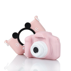Extralink Kids Kamera H31 Tekli Pembe Dijital Kamera, 1080P 30fps, 2.0" Ekran - Görsel 5