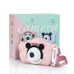 Extralink Kids Kamera H31 Tekli Pembe Dijital Kamera, 1080P 30fps, 2.0" Ekran - Görsel 6