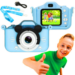 Câmera Digital Extralink Kids H31 Single Azul, 1080P...