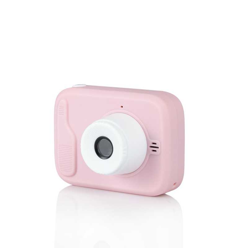 Câmera digital Extralink Kids Camera H35 Single Rosa, 1080P 30fps, tela de 2.0" - Imagem 3