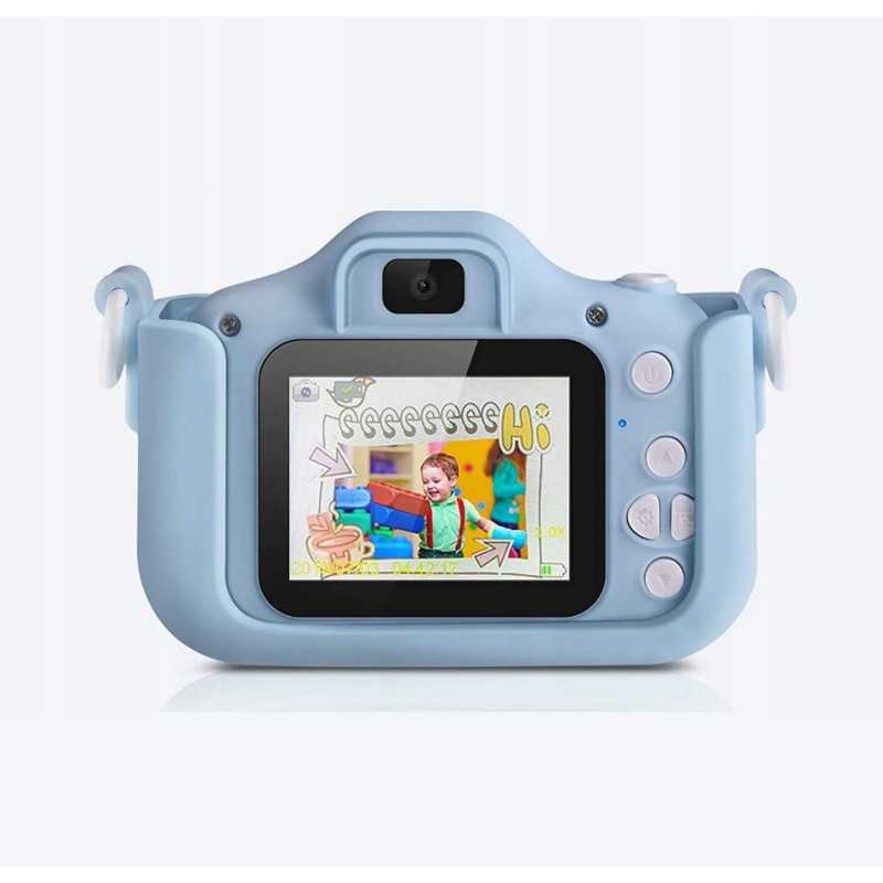Extralink Kids Camera H29 Single Niebieski | Aparat cyfrowy | 1080P 30fps, wyświetlacz 2.0" - Zdjęcie 3