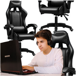 Extralink Gaming | Gaming chair | office, swivel, black, G-524 - Image 4