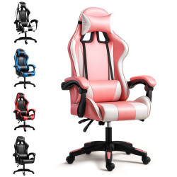 Extralink Gaming | Gaming chair | office, swivel, pink and white, G-525 - Image 3
