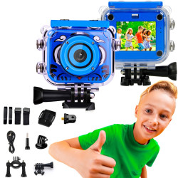 Extralink Kids Camera H18 Modrý | Kamera | 1080P 30fps,...