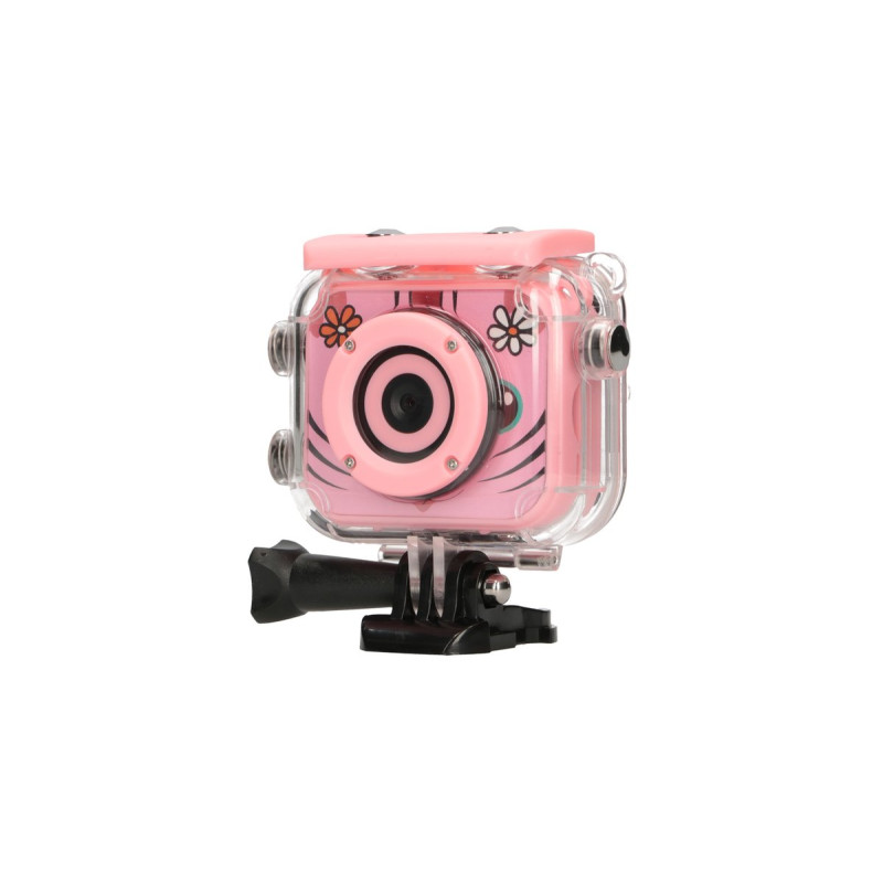 Extralink Kids Kamera H18 Pembe, 1080P 30fps, IP68, 2.0" Ekran - Görsel 2