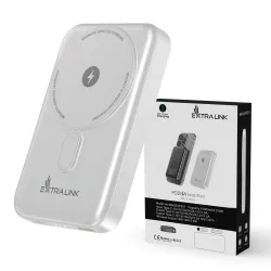 Extralink MagSafe 10000mAh Biały | Powerbank | Power...