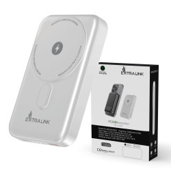 Extralink MagSafe 10000mAh B&iacute;l&yacute; | Powerbank | Power bank,...