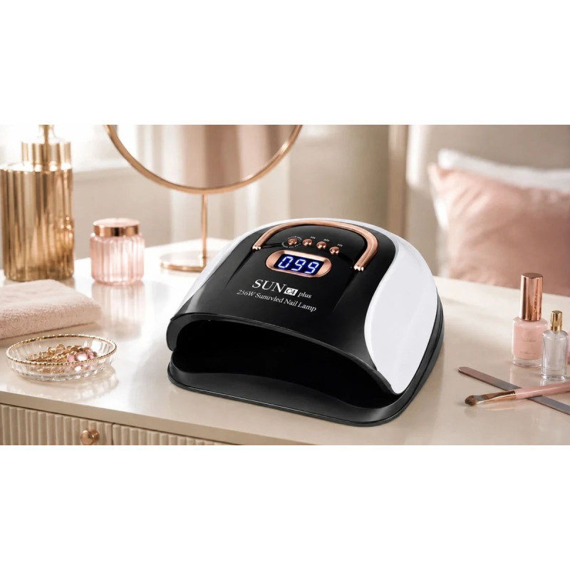 STAY BEAUTY LAMPA UV DO PAZNOKCI C4 UV LED 256W DO HYBRYD ŻELI - Изображение 2