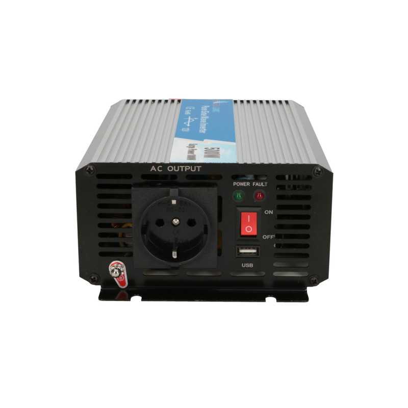 Extralink OPIP-500W | Convertidor de voltaje | 12V, 500W sinusoidal pura - Imagen 6