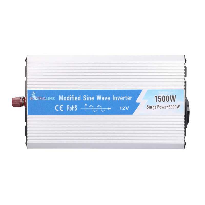 Extralink OPIM-1500W | Conversor de tensao | 12V, 1500W seno modificado - Imagem 7