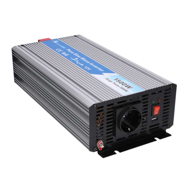 Extralink OPIP-1500W | Měnič napětí | 12V, 1500W čistý sinus - Obrázek 2