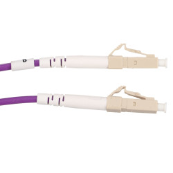 Extralink LC/UPC-LC/UPC | Patchcord | Wielomodowy, OM4, Duplex, 3mm, 1m - Zdjęcie 2
