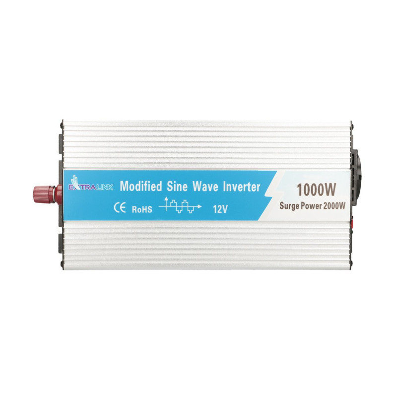 Extralink OPIM-1000W | Convertitore di tensione | Sinusoidale modificata 12V, 1000W, USB-A, USB Type C - Immagine 3