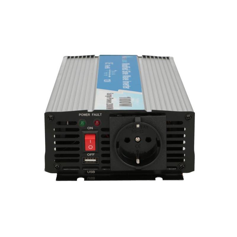 Extralink OPIM-1000W | Convertitore di tensione | Sinusoidale modificata 12V, 1000W, USB-A, USB Type C - Immagine 6