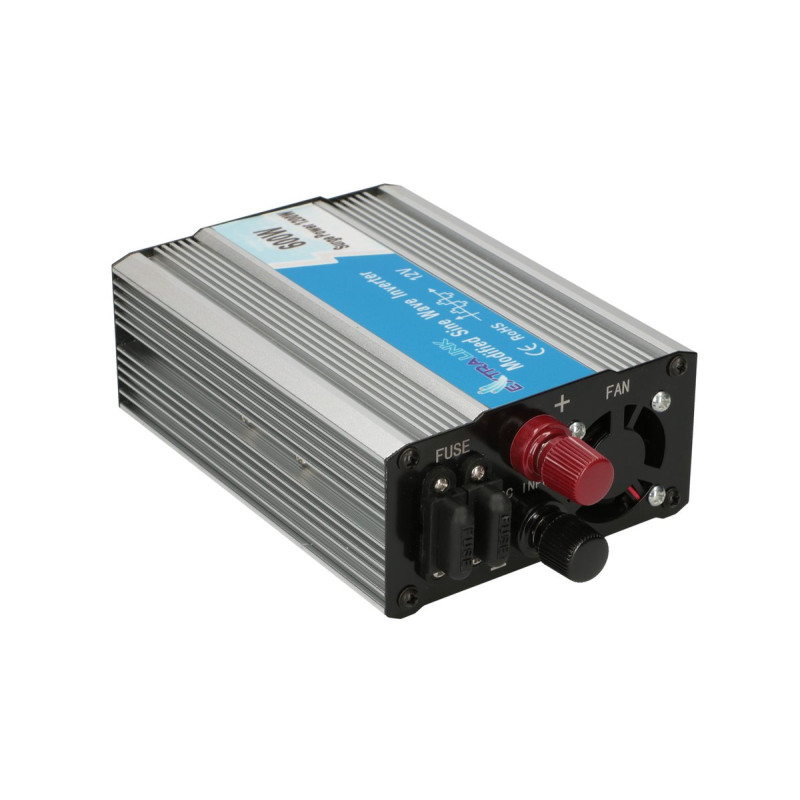 Превратитель напряжения Extralink OPIM-600W, автомобильный 12V, 600W модифицированная синусоида, USB-A, USB Type C - Изображение 2
