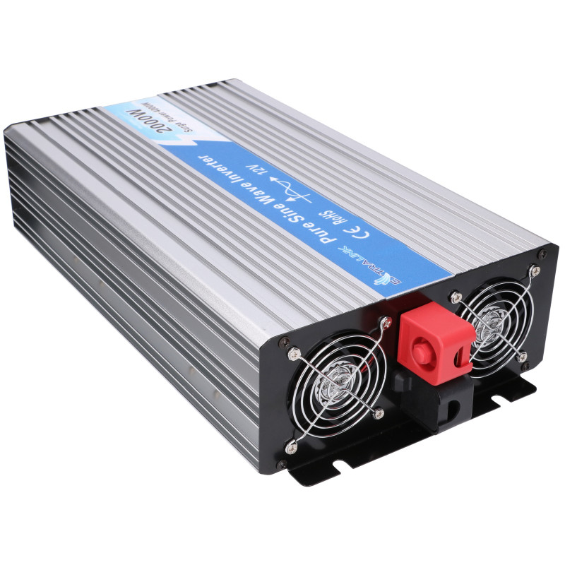 Extralink OPIP-2000W | Conversor de tensao | 12V, 2000W seno puro, USB-A, USB Type C - Imagem 2