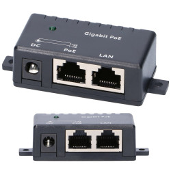 Extralink 1 Puerto | Gigabit PoE Inyector | 1x 1000Mb/s RJ45