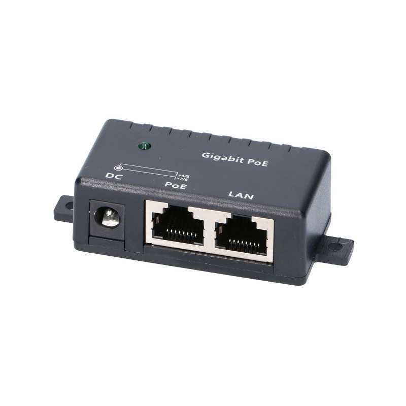 Extralink 1 Portový | Gigabit PoE Injector | 1x 1000Mb/s RJ45, Kostka - Obrázek 2