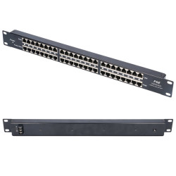 Extralink 24 Puertos | Inyector PoE | 24x 100Mb/s RJ45,...