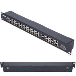 Extralink 12 Portas | Gigabit PoE Injector | 12x 1000Mb/s...