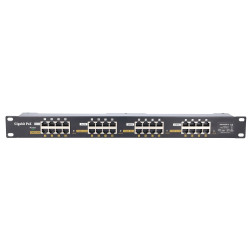 Extralink 16 Portový | Gigabit PoE Injector | 16x 1000Mb/s RJ45, Rackový kryt - Obrázek 2