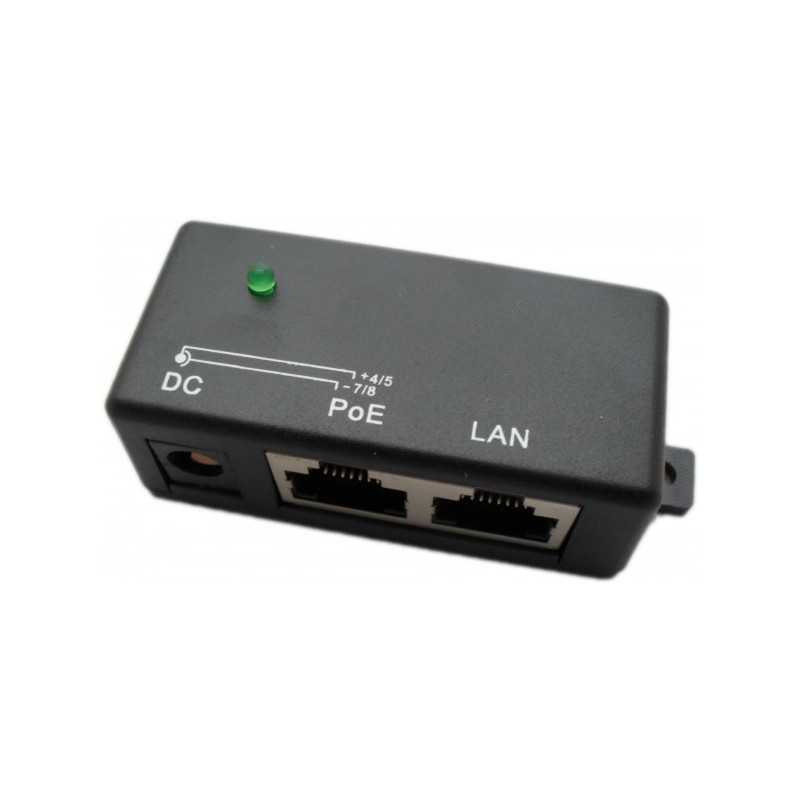 Extralink 1 Port | PoE Inyector | 1x 100Mb/s RJ45 - Imagen 2