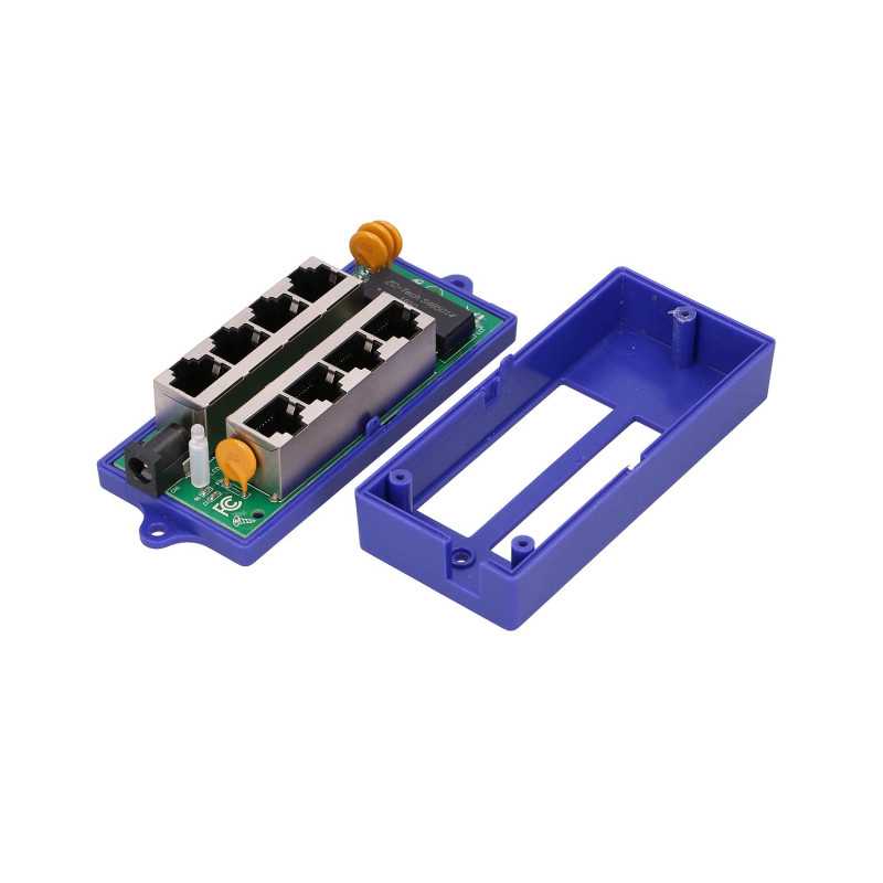 Extralink Gigabit PoE Injector 4 Port, 4x 1000Mb/s RJ45 - Görsel 8