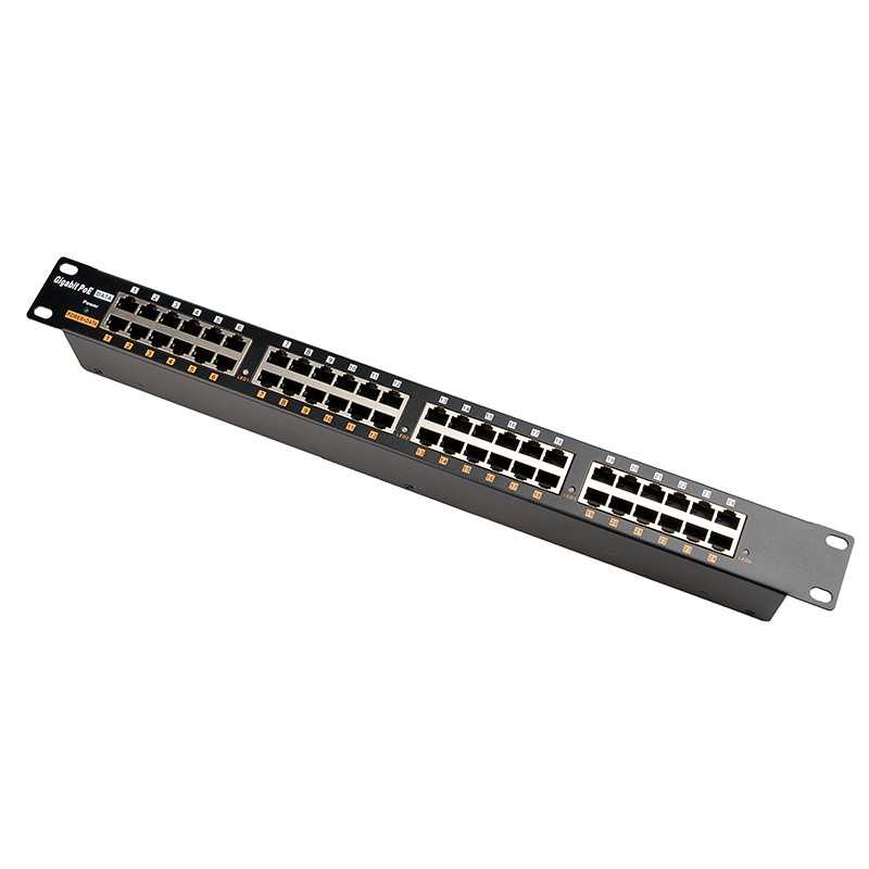 Extralink 24 Portas | Gigabit PoE Injector | 24x 1000Mb/s RJ45, Caixa Rack - Imagem 2