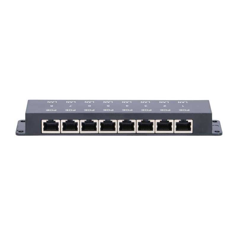 PoE инжектор Extralink на 8 портов, 8x 100Mb/s RJ45 - Изображение 3