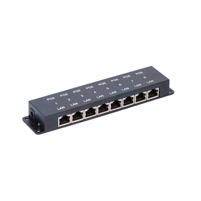 Extralink 8 Portowy | PoE Injector | 8x 100Mb/s RJ45 - Imagem 5