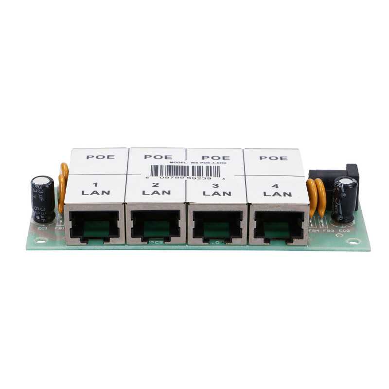 Extralink 4 Portas | PoE Injector | 4x 100Mb/s RJ45, Sem caixa - Imagem 3