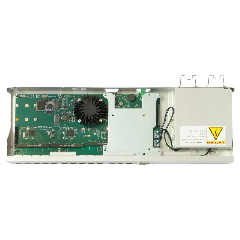 MikroTik RB1100AHx4 | Router | 13x RJ45 1000Mb/s, 1x microSD, 2x SATA 3, 2x M.2 - Zdjęcie 2