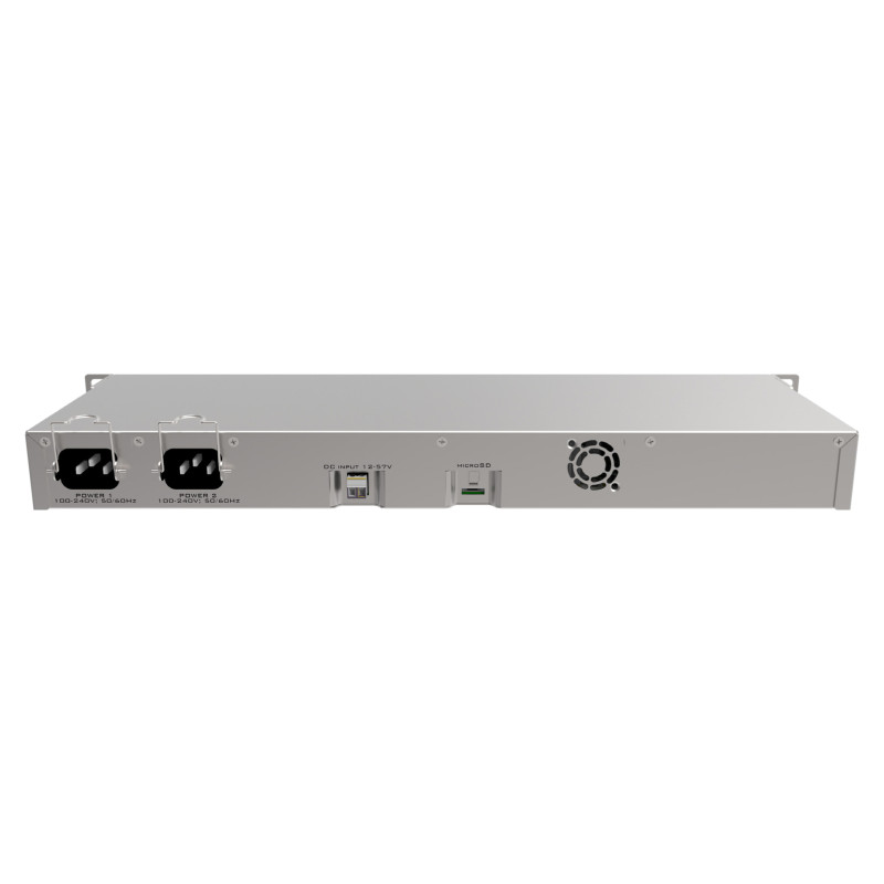 MikroTik Router RB1100AHx4, 13x RJ45 1000Mb/s, 1x microSD, 2x SATA 3, 2x M.2 - Görsel 3