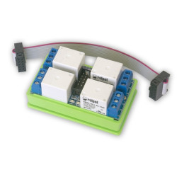 Tinycontrol | Placa de rel&eacute;s | 10A x4 LCV3 LED