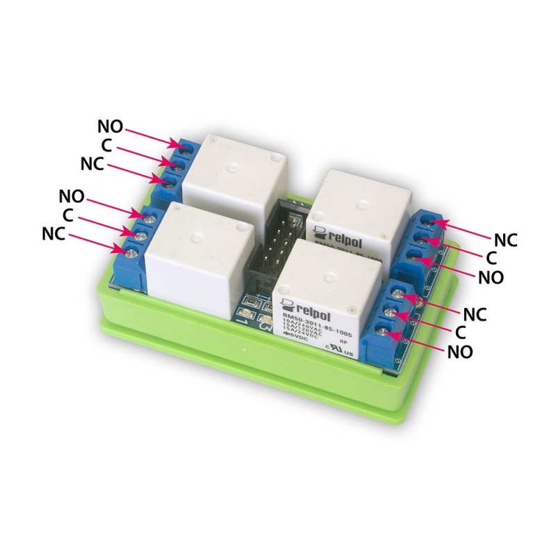 Плата реле Tinycontrol, 10A x4 LCV3 LED - Изображение 6