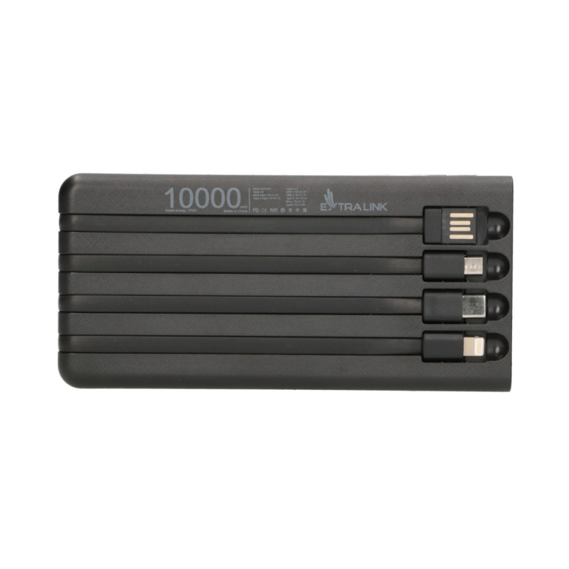 Extralink EPB-091 10000mAh Nero | Powerbank | Solar Power bank, USB-C - Immagine 6