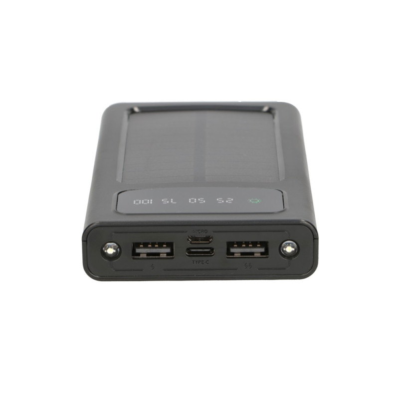 Extralink EPB-091 10000mAh Nero | Powerbank | Solar Power bank, USB-C - Immagine 7