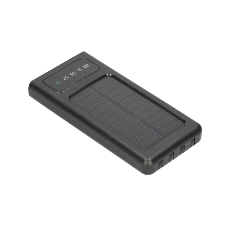 Extralink EPB-091 10000mAh Czarny | Powerbank | Solar Power bank, USB-C - Zdjęcie 9