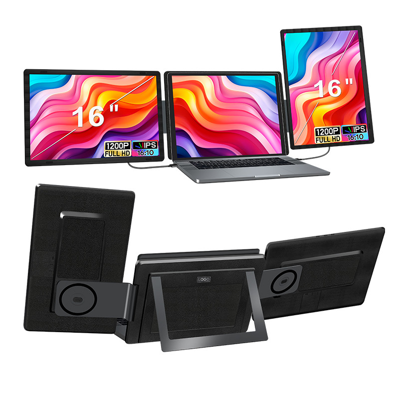 Extralink Smart Life S9G 16" | Przenośne monitory do laptopa | 2 monitory, IPS, 1920x1200 - Zdjęcie 3