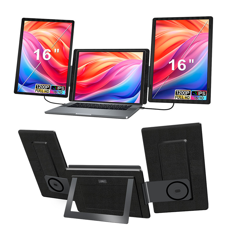EXTRALINK SMART LIFE 16" 2-SCREEN MONITOR FOR LAPTOPS 12" TO 18.5" S9G - Imagen 4