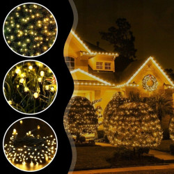 EXTRALINK LAMPKI ŚWIATEŁKA CHOINKOWE 500LED ZEWNĘTRZNE WEWNĘTRZNE BIAŁE CIEPŁE 35M - Imagen 6