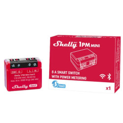 SHELLY 1PM MINI GEN3 SMART SWITCH, WIFI BLUETOOTH WITH POWER MEASUREMENT - Imagem 3