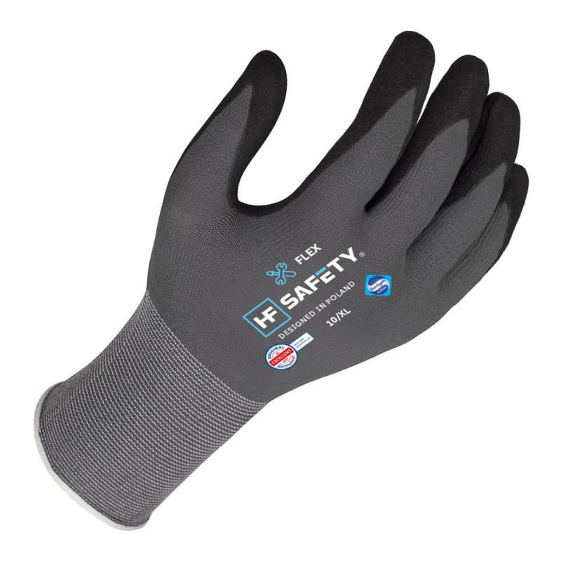 Guantes protectores Extralink HF Safety Flex 12 pares, talla 8/M - Imagen 2