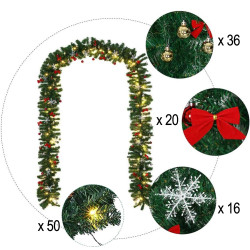Extralink LED Noel Ağacı Işık Garlands - Görsel 4
