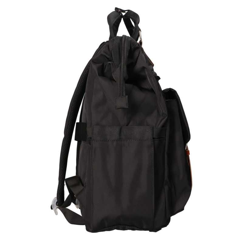 BLACK FOREST TORBA PLECAK KABINOWY PODRÓŻNY 40X30X15 CM + KOSMETYCZKA - KM02 CZARNY - Obrázek 3