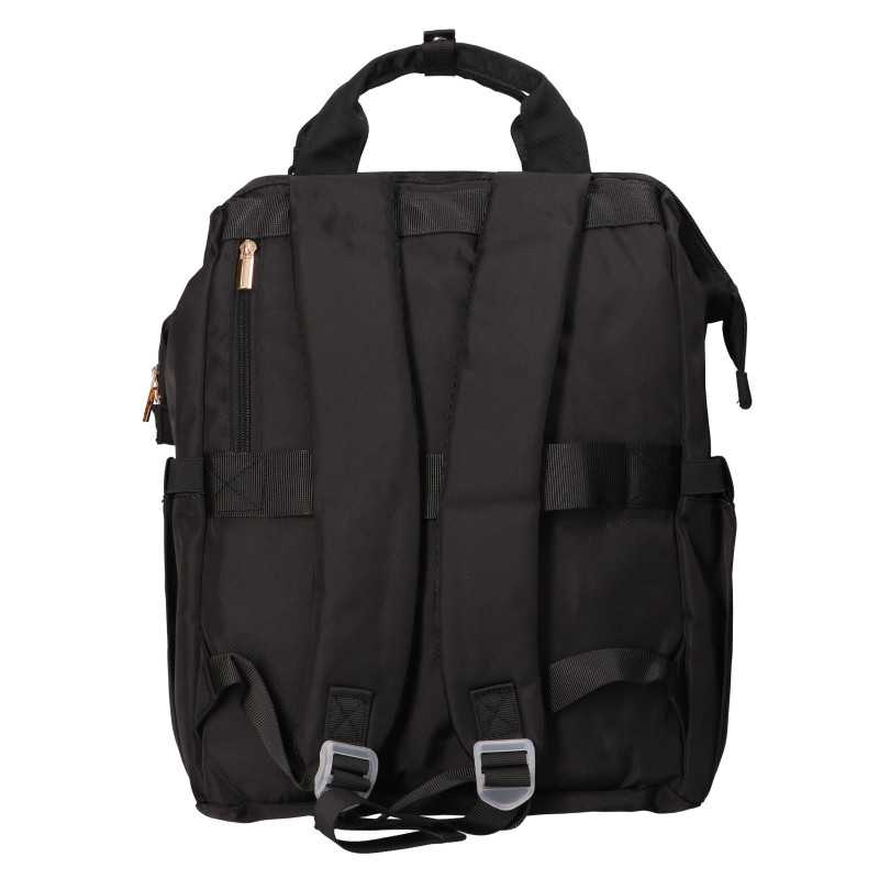 BLACK FOREST TORBA PLECAK KABINOWY PODRÓŻNY 40X30X15 CM + KOSMETYCZKA - KM02 CZARNY - Obrázek 4